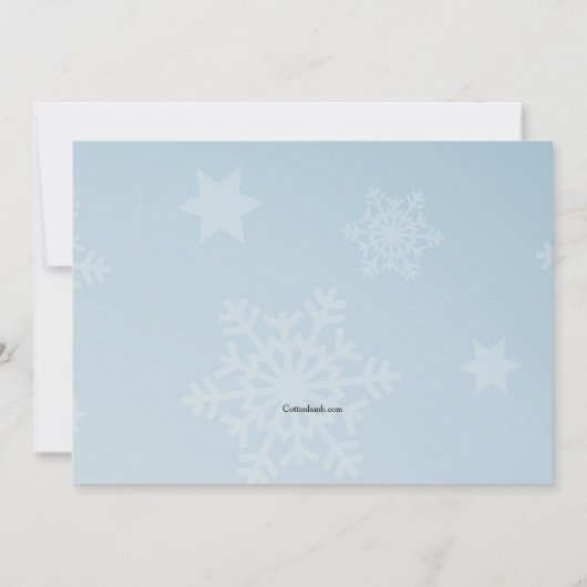 Uitnodiging voor kerstdouche (Achterkant)