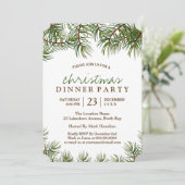  uitnodiging voor kerstfeest (Staand voorkant)