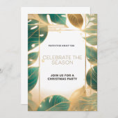 Uitnodiging voor kerstfeest (Voorkant / Achterkant)