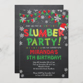 Uitnodiging voor kerstfeest (Voorkant / Achterkant)