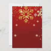 Uitnodiging voor kerstfeest - De tekst kan worden (Achterkant)