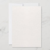 Uitnodiging voor kerstfeest Doodles (Achterkant)