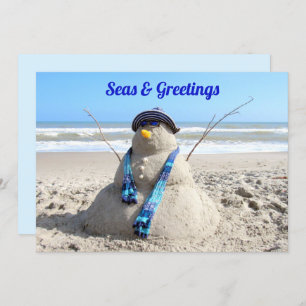 Uitnodiging voor kerstfeest Florida Snowman