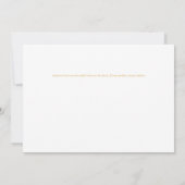 Uitnodiging voor kerstfeest in de kerststal (Achterkant)