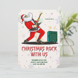 Uitnodiging voor kerstfeest, kinder uitnodiging