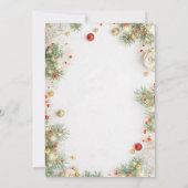 Uitnodiging voor kerstfeestdag (Achterkant)