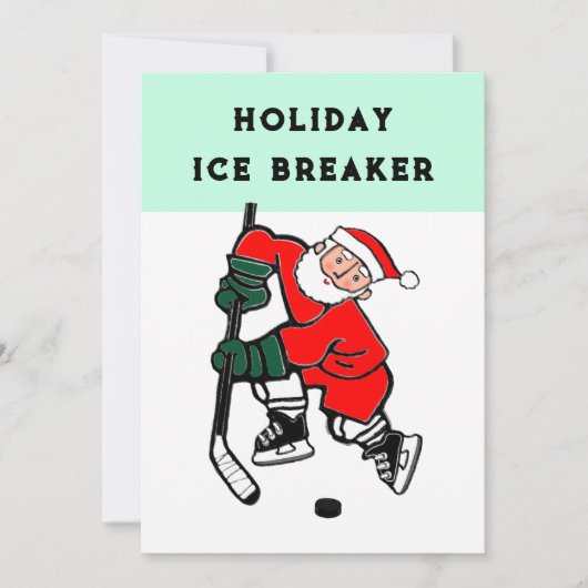 Uitnodiging voor kerstfeestdag (Voorkant)