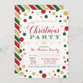 Uitnodiging voor kerstfeestdagen (Voorkant / Achterkant)