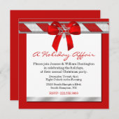 Uitnodiging voor kerstfeestdagen (Voorkant / Achterkant)