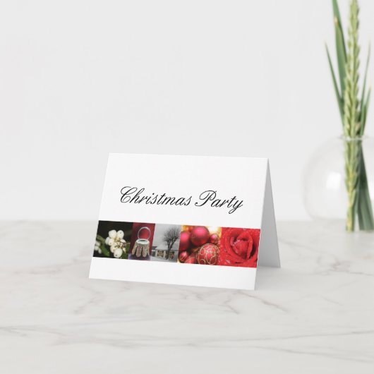 Uitnodiging voor kerstfeestdagen (Voorkant)