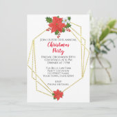 Uitnodiging voor kerstfeestdagen (Staand voorkant)