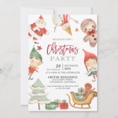 Uitnodiging voor kerstfeestdagen (Voorkant)