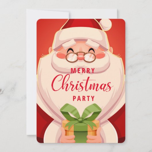 Uitnodiging voor kerstfeestdagen (Voorkant)