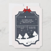 Uitnodiging voor kerstfeestdagen (Achterkant)