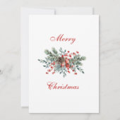 Uitnodiging voor kerstfeestdagen (Achterkant)