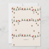 Uitnodiging voor kerstfeestdagen (Achterkant)