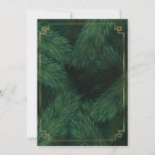 Uitnodiging voor kerstfeestdagen (Achterkant)