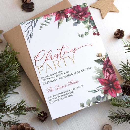 Uitnodiging voor kerstfeestdagen