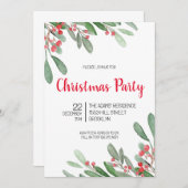 Uitnodiging voor kerstfeestdagen (Voorkant / Achterkant)