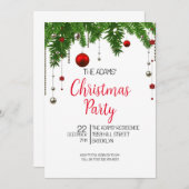 Uitnodiging voor kerstfeestdagen (Voorkant / Achterkant)