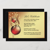 Uitnodiging voor kerstfeestdagen (Voorkant / Achterkant)