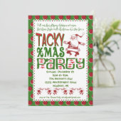Uitnodiging voor kerstfeestdagen (Staand voorkant)
