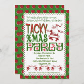 Uitnodiging voor kerstfeestdagen (Voorkant / Achterkant)