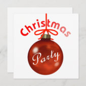 Uitnodiging voor kerstfeestdagen (Voorkant / Achterkant)