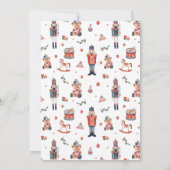 Uitnodiging voor kerstfeestdagen Baby shower (Achterkant)