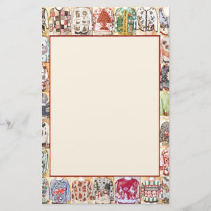  uitnodiging voor kerstfeestdagen briefpapier