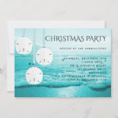 Uitnodiging voor kerstfeestdagen in Blue Beach San (Voorkant)