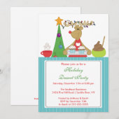 Uitnodiging voor kerstfeestdagen in het kader van  (Voorkant / Achterkant)