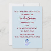 Uitnodiging voor kerstfeestdagen in het Open House (Achterkant)