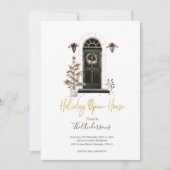 Uitnodiging voor kerstfeestdagen in het Open House (Voorkant)