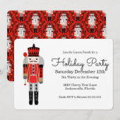 Uitnodiging voor kerstfeestdagen met warenblazers (Voorkant / Achterkant)