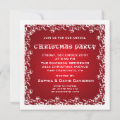 uitnodiging voor kerstfeestelijke feestdagen (Voorkant)