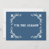 uitnodiging voor kerstfeestelijke feestdagen (Achterkant)