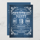 uitnodiging voor kerstfeestelijke feestdagen (Voorkant / Achterkant)