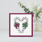 Uitnodiging voor kerstkandriet (Staand voorkant)