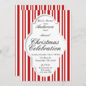 Uitnodiging voor kerstkandriet (Voorkant / Achterkant)