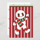 Uitnodiging voor kerstkoekjes (Voorkant / Achterkant)