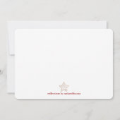 Uitnodiging voor kerstkoekjeswisselaar (Achterkant)