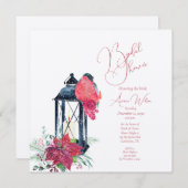 Uitnodiging voor kerstlantaarn (Voorkant / Achterkant)