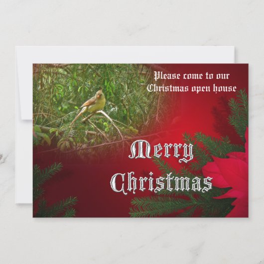 Uitnodiging voor kerstmis (Voorkant)