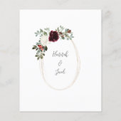 Uitnodiging voor kerstwinter (Achterkant)