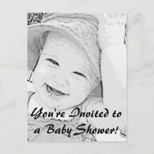 Uitnodiging voor kettingBaby shower