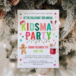 Uitnodiging voor Kidsmas Kerstfeest