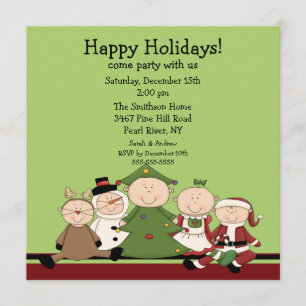 Uitnodiging voor Kinder kerstfeestdagen