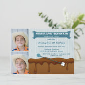 Uitnodiging voor kinderen die de stiefpartij van C (Staand voorkant)