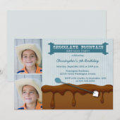 Uitnodiging voor kinderen die de stiefpartij van C (Voorkant / Achterkant)